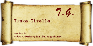 Tuska Gizella névjegykártya